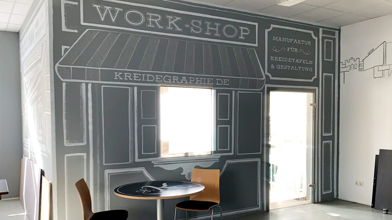 Kreidetafel Workshop in NRW